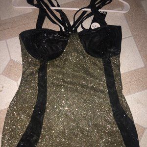 Mini Bodycon Glitter Dress